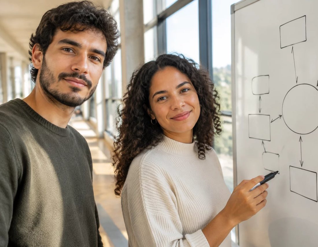Turma de pé ao fim da última rodada, ainda com as folhas de anotação na mão